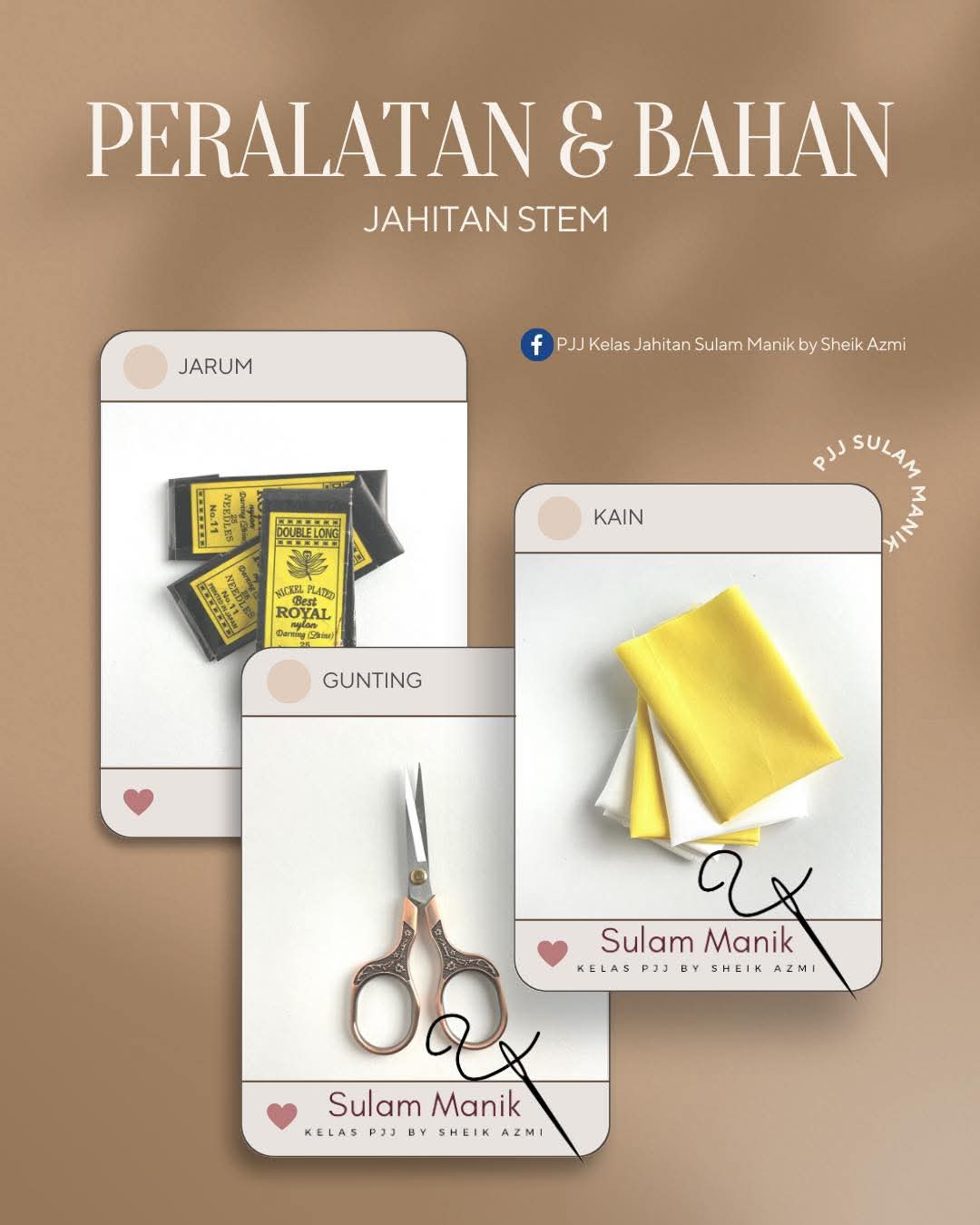 Panduan bahan lengkap